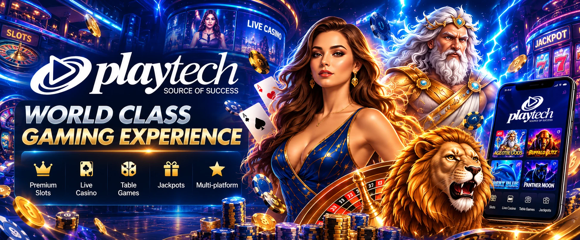 Playtech hero banner
